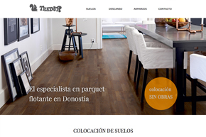diseño página web Thedur en Donostia-San Sebastián