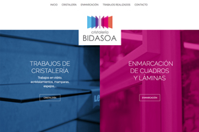 diseño de la página web de bidasoa en gipuzkoa