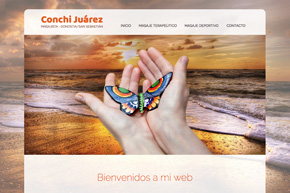 diseño de página web para Conchi Juárez en Donostia