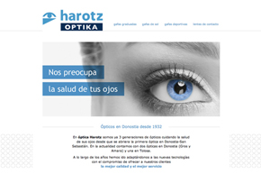 web responsive Harotz en Donostia-San Sebastián