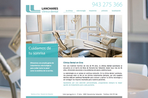 diseño de página web Lanchares en Donostia-San Sebastián