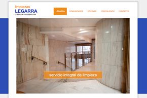 diseño web Legarra en Donostia