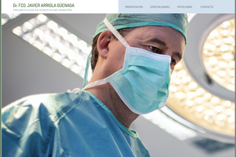 diseño de página web de medico en donostia, gipuzkoa