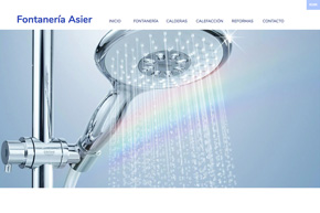diseño web fontanería asier en gipuzkoa