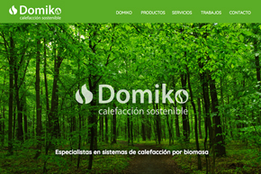 diseño de la página web de domiko en irún, gipuzkoa