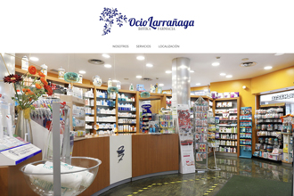 diseño de página web de farmacia ocio en irun, gipuzkoa