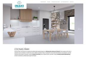 diseño de la página web de iñaki sukaldeak en zarautz, gipuzkoa