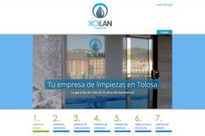 diseño de página web para Xoilan en Tolosa, Gipuzkoa